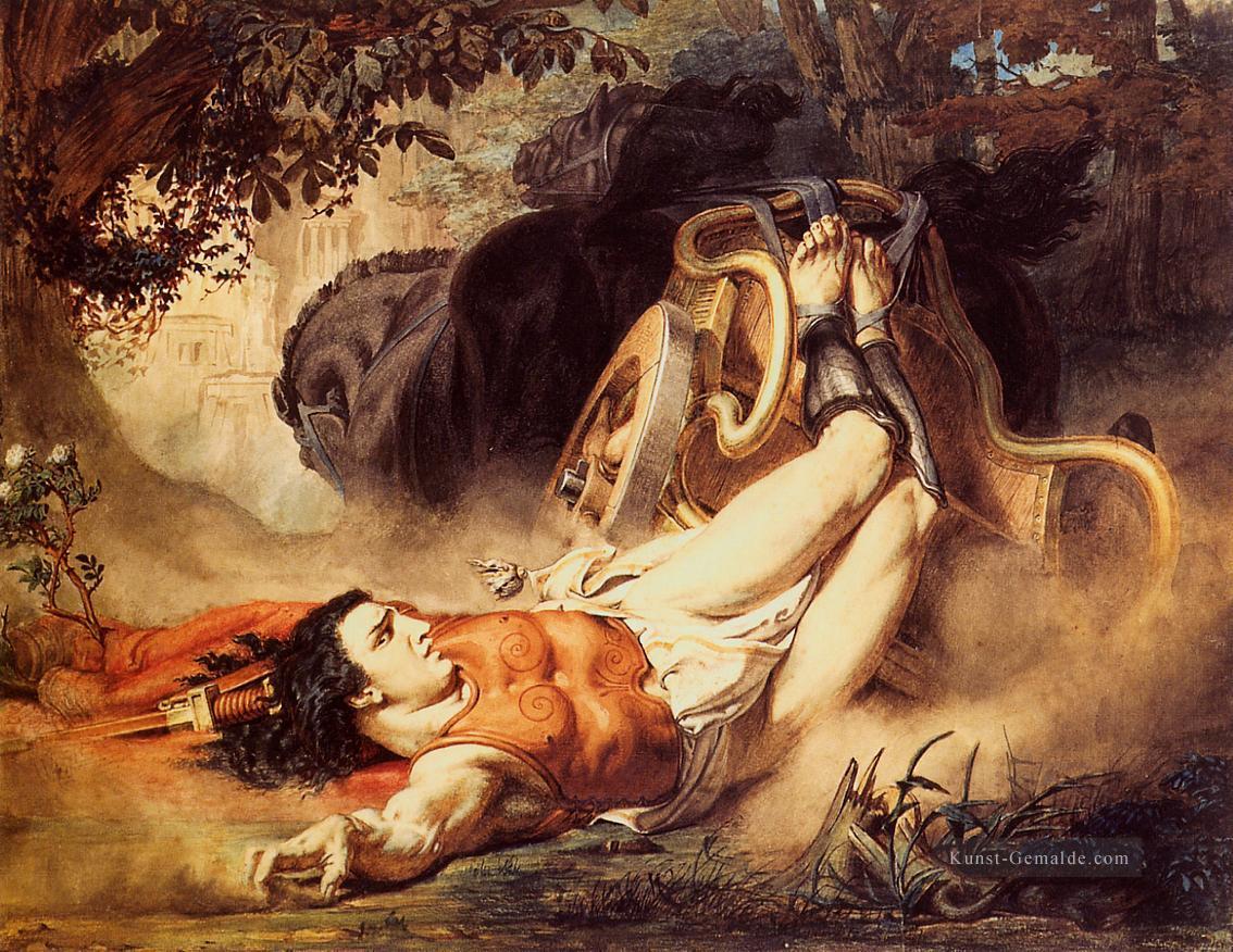 Der Tod des Hippolytus romantische Sir Lawrence Alma Tadema Ölgemälde